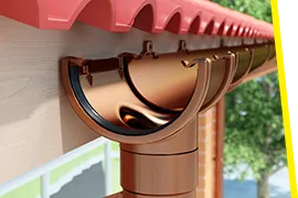 Изготовление медной водосточной системы